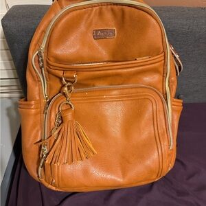 Itzy Ritzy Cognac diaper bag